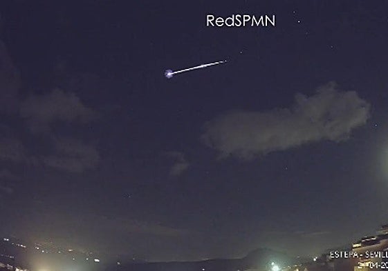 El bólido cometario #SPMN210425F.