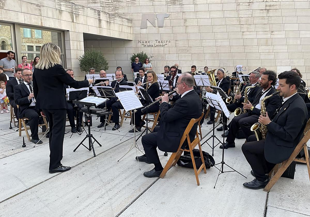 Actuación de la Banda de Música, en una imagen de archivo.