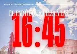 El Granada anima a la afición a animar desde antes del partido con el Elche.