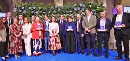 Entrega de los reconocimientos