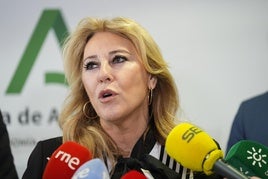 La consejera de Economía, Hacienda y Fondos Europeos y portavoz de la Junta de Andalucía, Carolina España.
