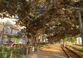 Zona de ocio infantil en el Parque Nicolás Salmerón.