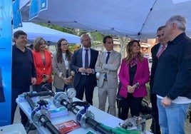 Visita a la II Feria Provincial de Formación Profesional en Linares.