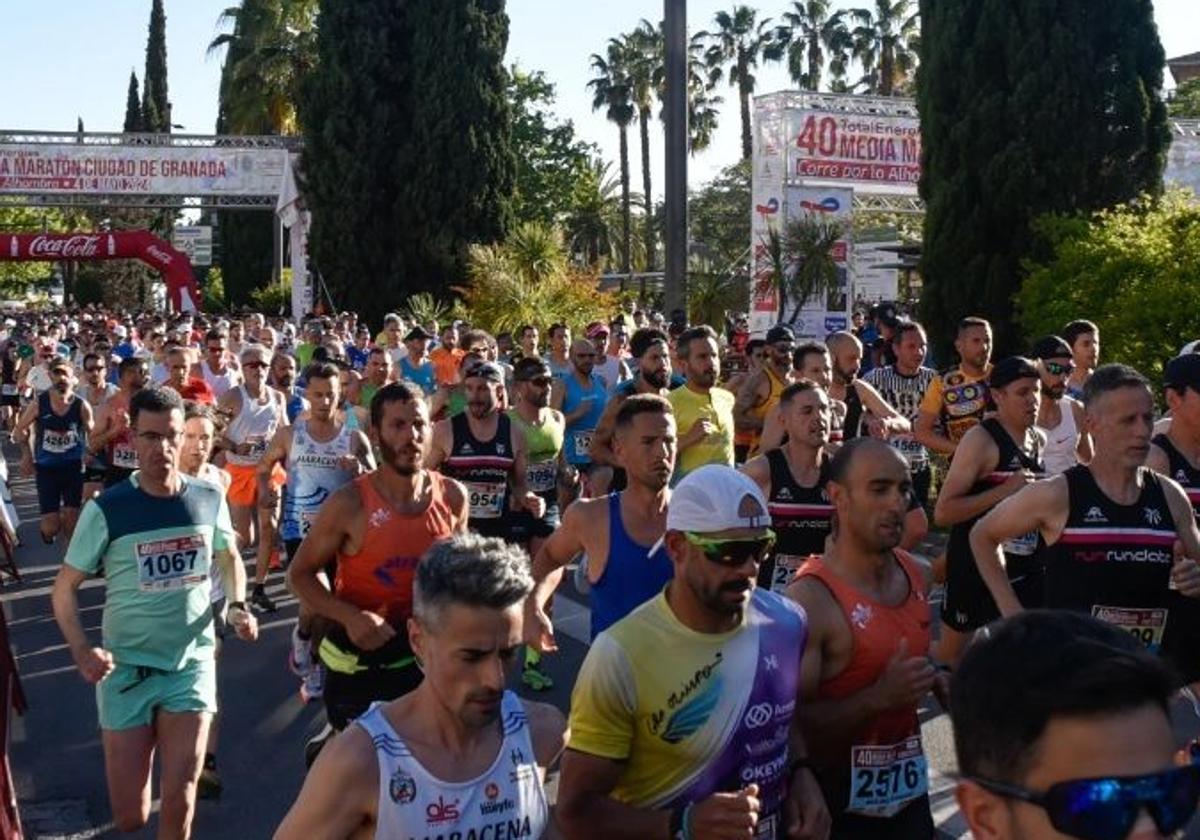Este es el nuevo recorrido de la media maratón ciudad de granada | ideal