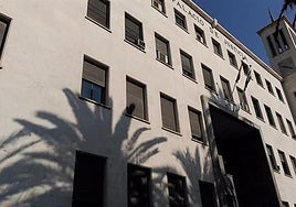 Exterior del Palacio de Justicia de Almería.