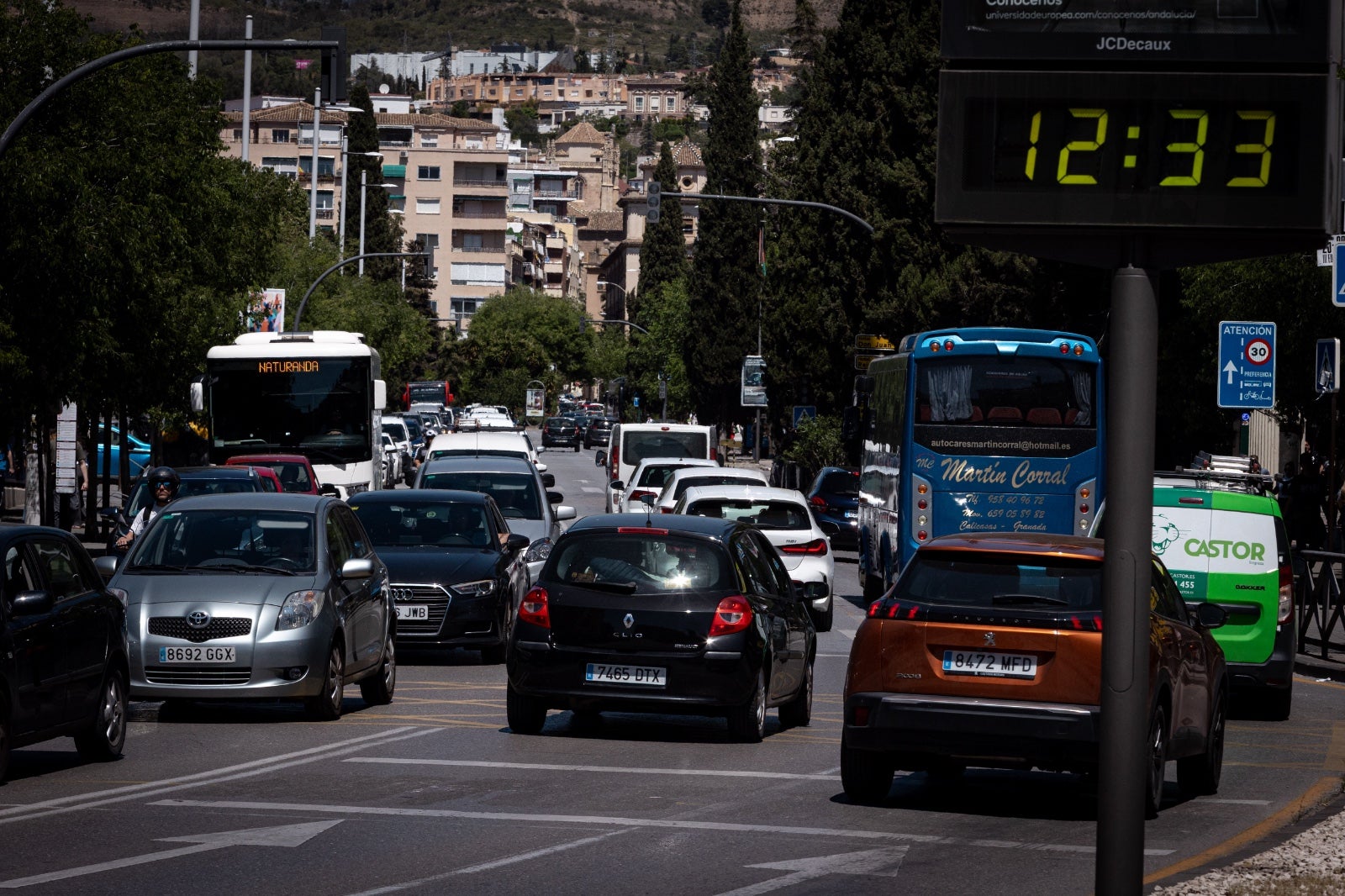 Las imágenes de un apagón histórico en Granada