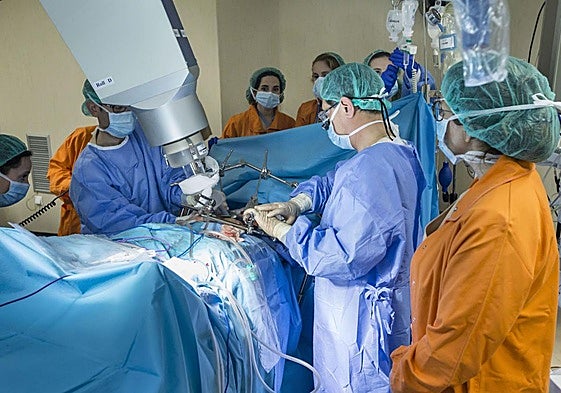 Intervención oncológica.