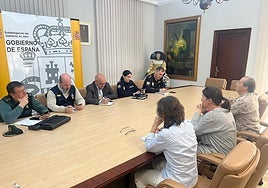 Reunión del centro de coordinación operativa provincial, presidido por el subdelegado.