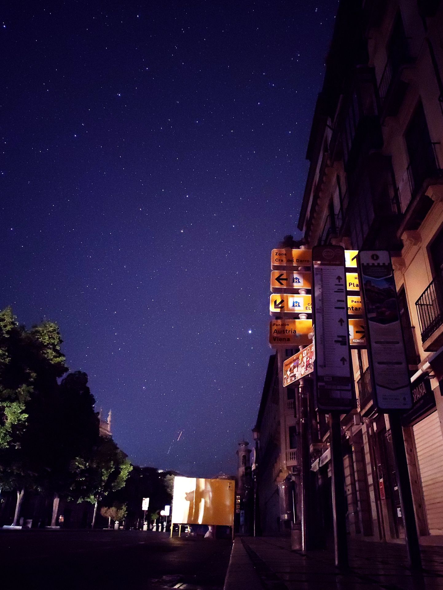 La noche estrellada de Granada