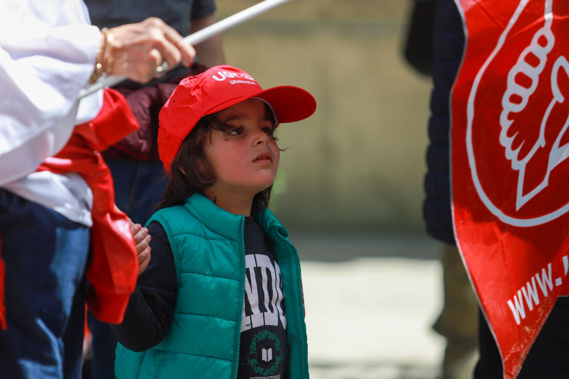 La imágenes de la marcha en Granada por la reducción de la jornada laboral