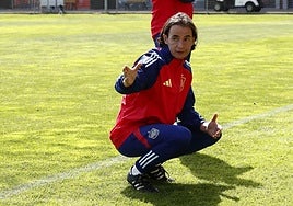 David Tenorio, en un entreno.