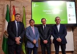Presentación de los Campus Experience de la Fundación Real Madrid en la provincia jienense.