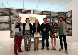 Organziadores de la nueva edición de 'Arte para aprender'.
