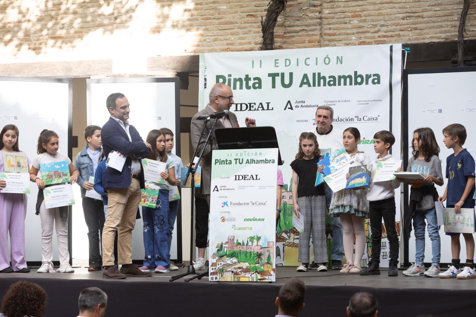 Las imágenes de los ganadores del concurso escolar &#039;Pinta tu Alhambra&#039;