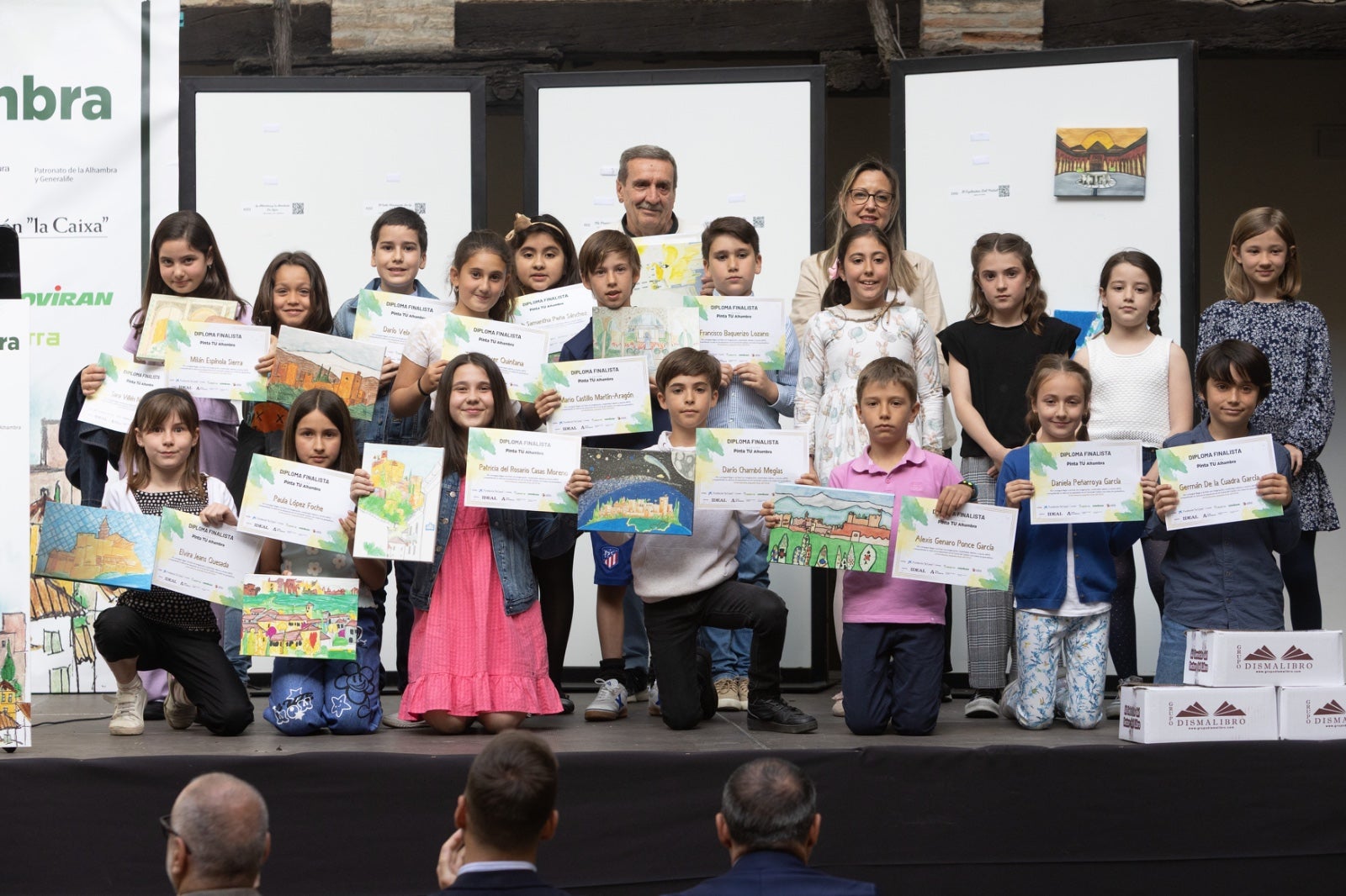 Las imágenes de los ganadores del concurso escolar &#039;Pinta tu Alhambra&#039;