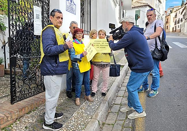 Protesta de la Calle Mata.