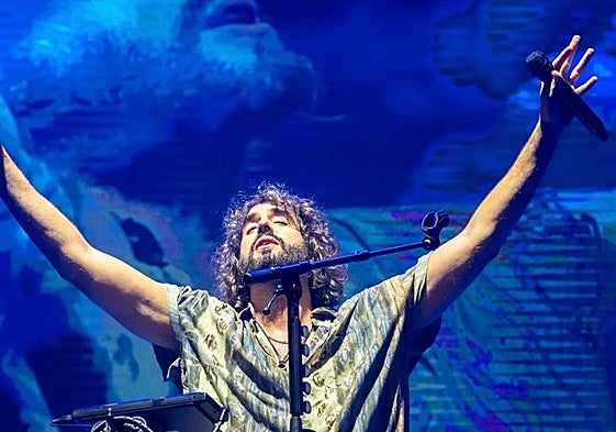 Mikel Izal en un concierto anterior.