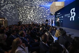 Momento del acto organizado ayer por los empresarios granadinos.