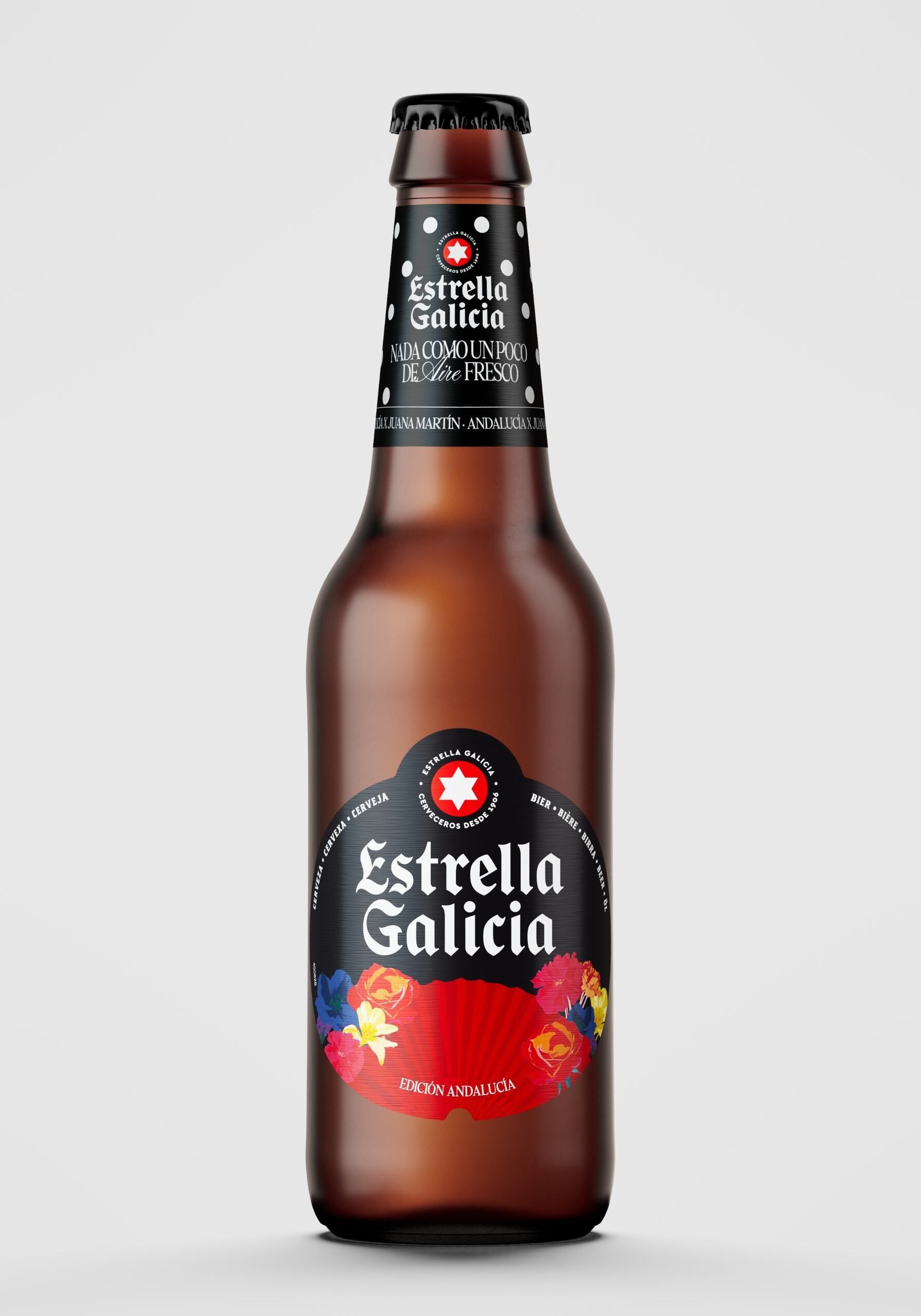 La nueva botella de Estrella Galicia que rinde homenaje a Andalucía