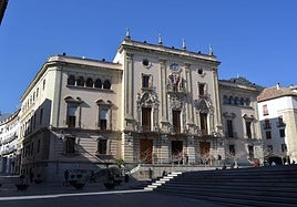 Edificio del Ayuntamiento de Jaén, en la plaza de Santa María.