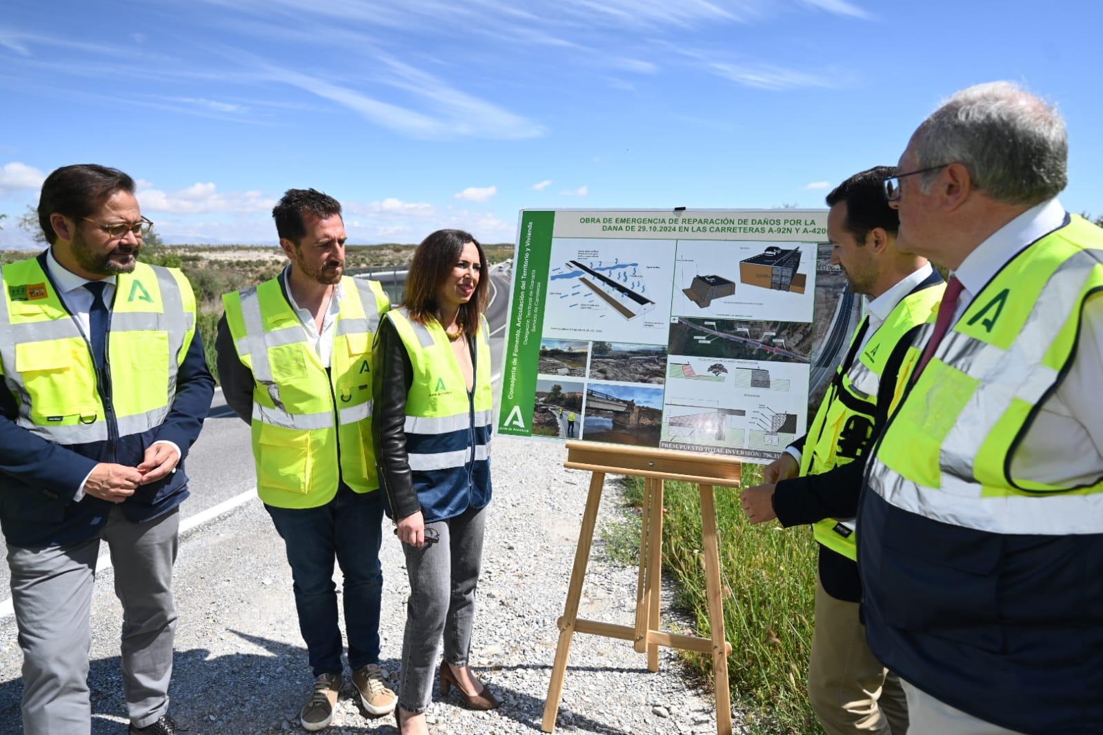 La junta finaliza las obras de emergencia en dos carreteras granadinas afectadas por la dana | ideal