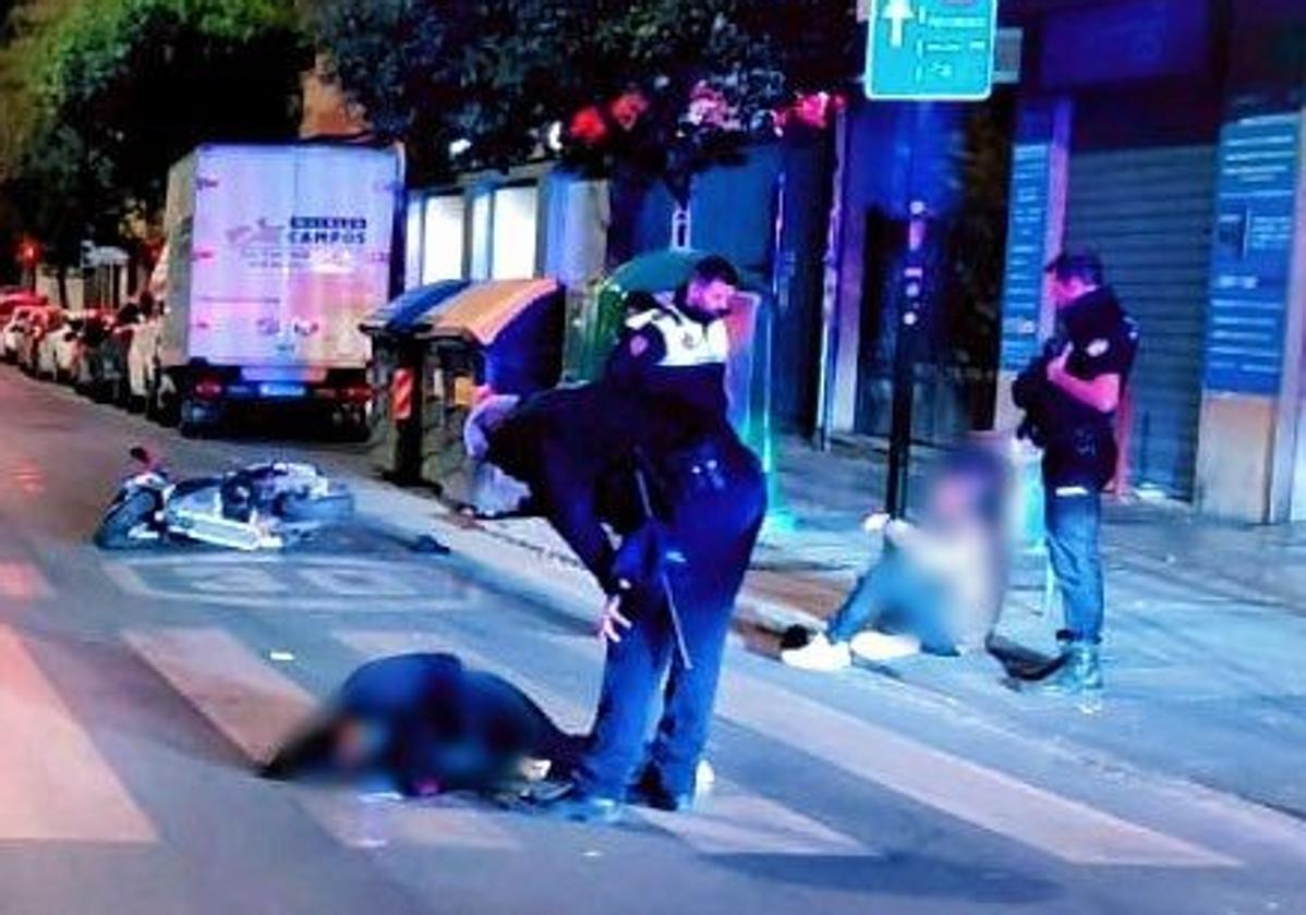 Herida grave al cruzar en patinete eléctrico un paso de peatones en rojo en Villarejo