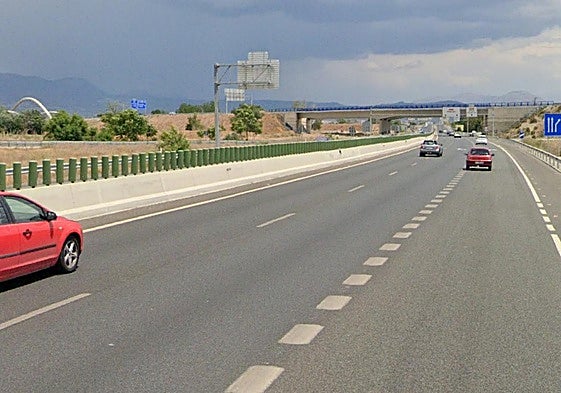 Cruce de la A-92 en el que ha tenido lugar el accidente mortal.