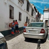 Vehículo que obstaculizaba la vía.