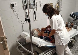 Rocío Pérez, residente de medicina familiar en el hospital de Baza.