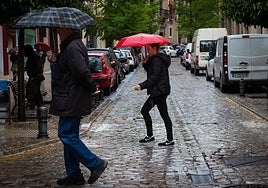 Lluvia y tormentas en Andalucía.