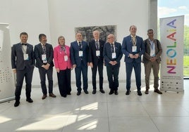 Encuentro de rectores, entre ellos Nicolás Ruiz de la UJA.