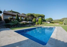 Una de las piscinas que se alquilan por horas en la plataforma Cocopool.