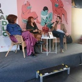 Teresa Gómez, Ioana Gruia y Gerardo Rodríguez Salas.