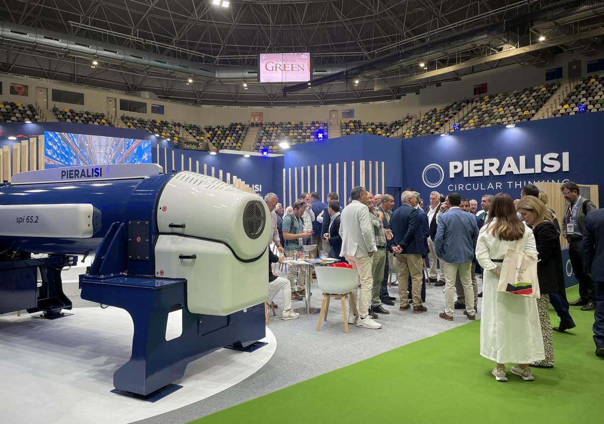 Expositor de Pieralisi en el Olivo Arena.