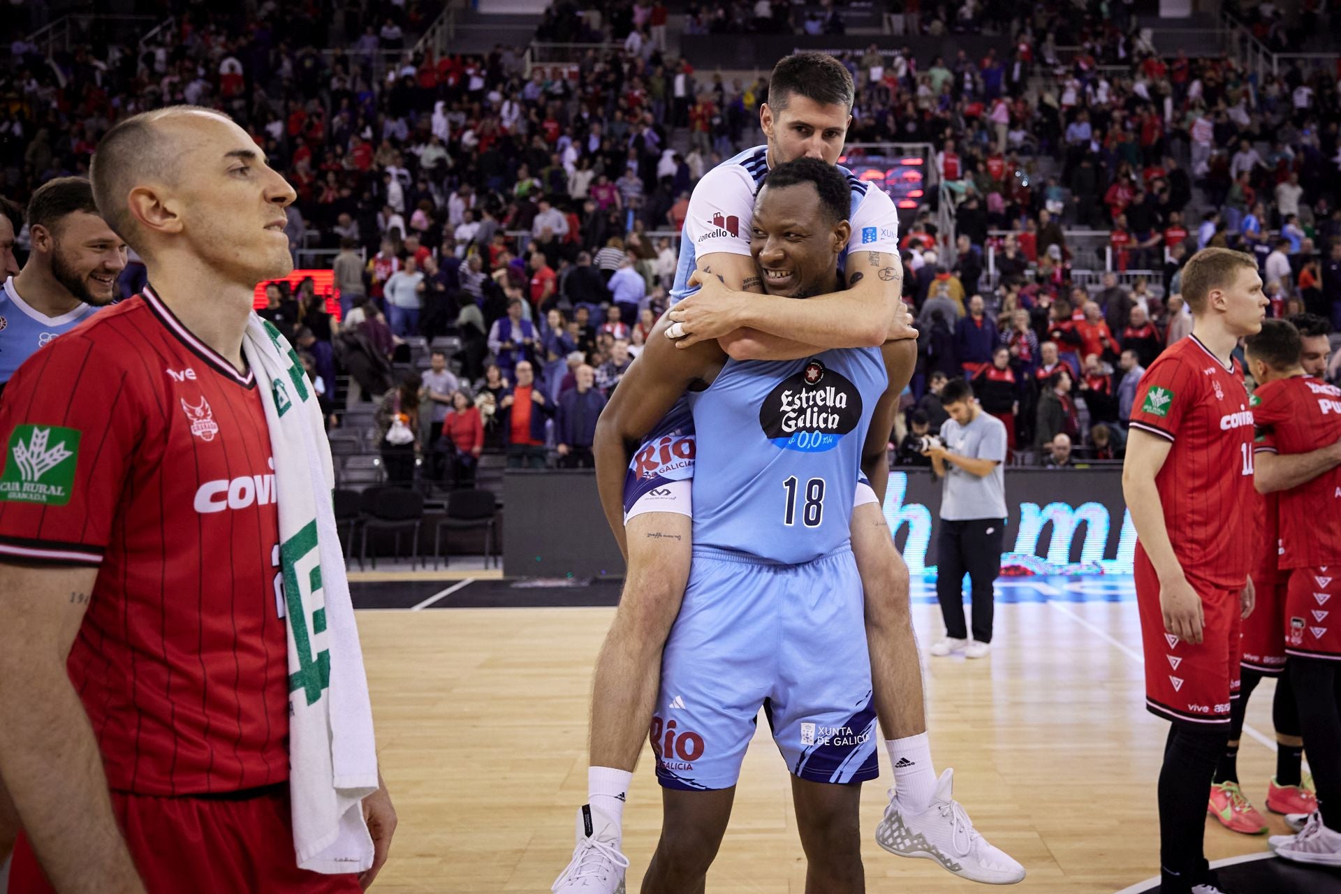 El Río Breogán logró un triunfo decisivo para su permanencia en el Palacio la pasada temporada y le complicó la vida a los nazaríes.