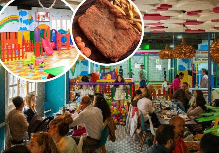 El restaurante de Granada ideal para familias: parque de bolas «gigante» y comida «para todos»