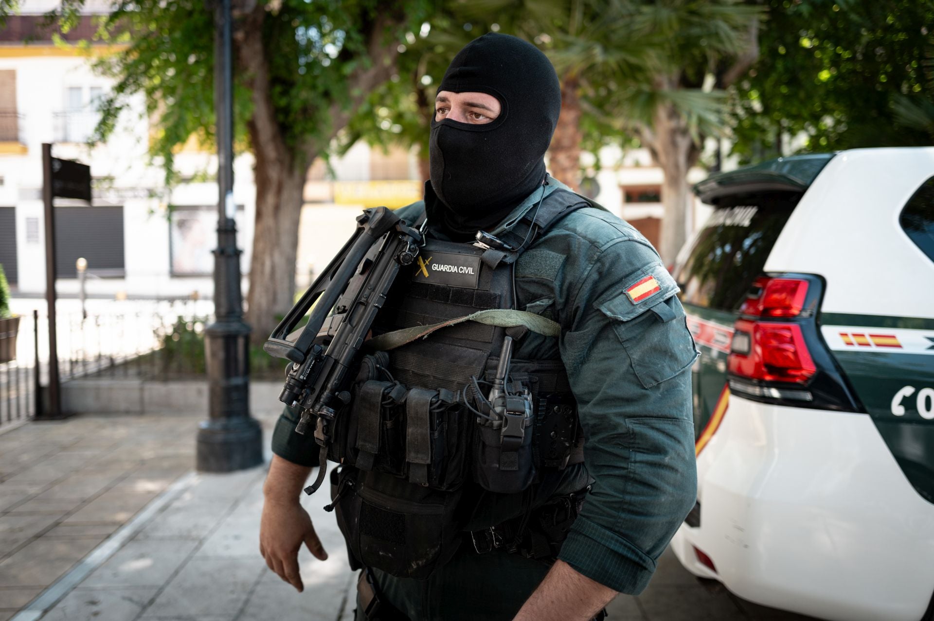 Las imágenes de la operación contra el narcotráfico en Ogíjares