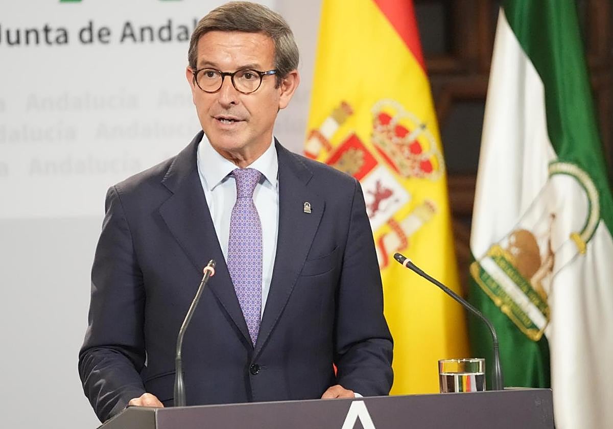 El consejero de Industria, Energía y Minas, Jorge Parad.