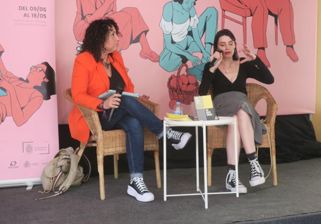 Raquel Paiz y Mar García Puig.