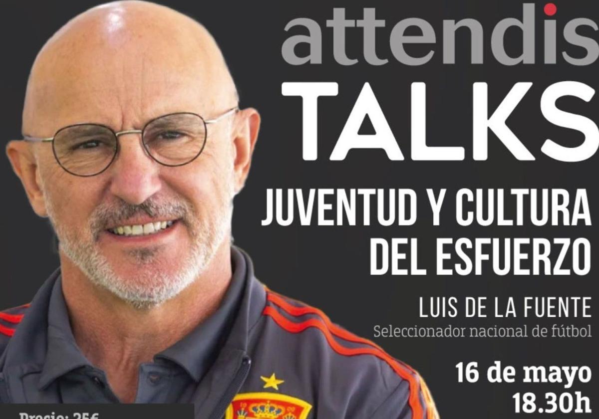 Luis de la Fuente visita a Almería para hablar de educación