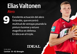 Las notas de los jugadores del Covirán ante Río Breogán