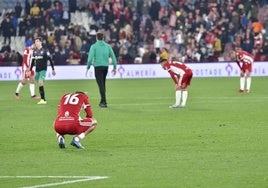 Lamentos rojiblancos al término de la última visita del Racing.