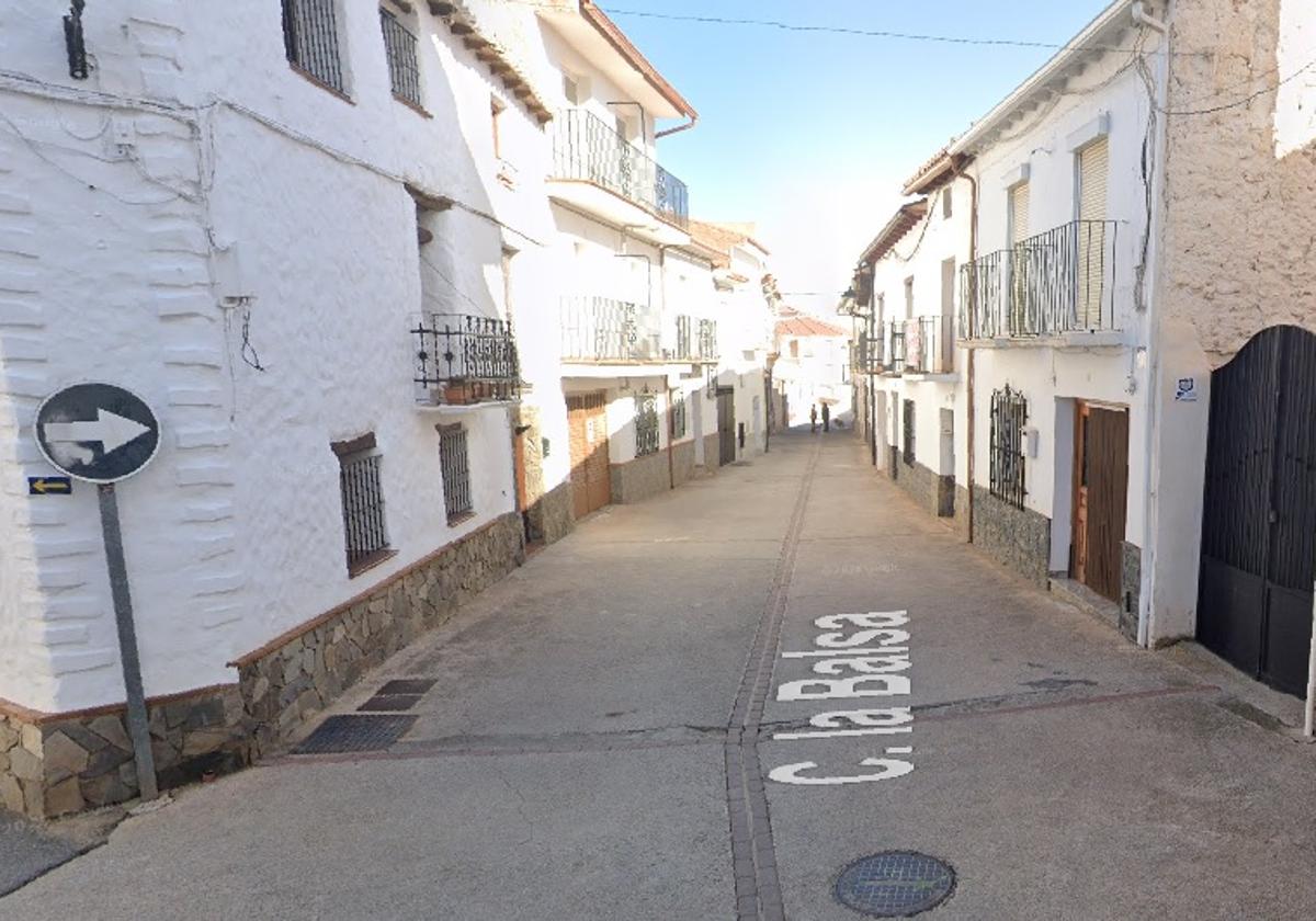 Calle La Balsa de Jerez del Marquesadoi, donde vivía el fallecido.