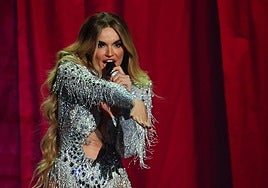 La artista sevillana Melody en Eurovisión.