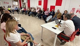 Reunión de la Ejecutiva del PSOE de Jaén.