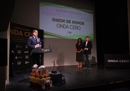 Celebración, ayer, de los premios Guion Cofrade de Onda Cero Almería.