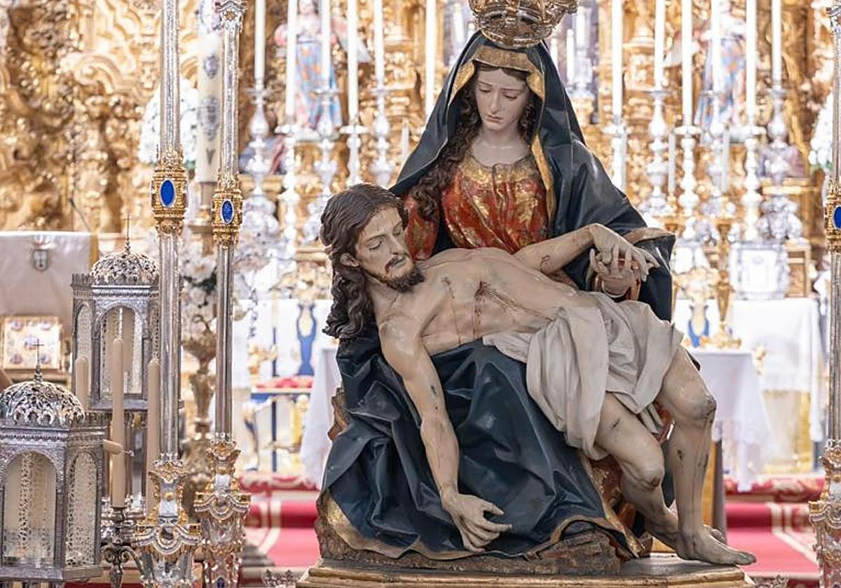 Nuestra Señora de las Angustias de Santa María de la Alhambra en la Basílica de San Juan de Dios