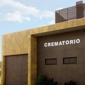 Acceso al Crematorio Rivero, en la localidad de Andújar.