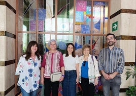 Reunión mantenida entre el colectivo feminista y el Ayuntamiento de Jaén.