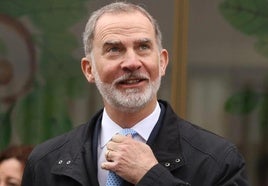 Visita del Rey al Colegio Purísima Concepción de Granada el pasado abril
